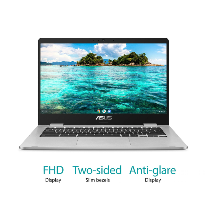 ASUS Chromebook 14" (C424MA-WH44F) 64GB/4GB RAM (Chrome OS) Silver (New)