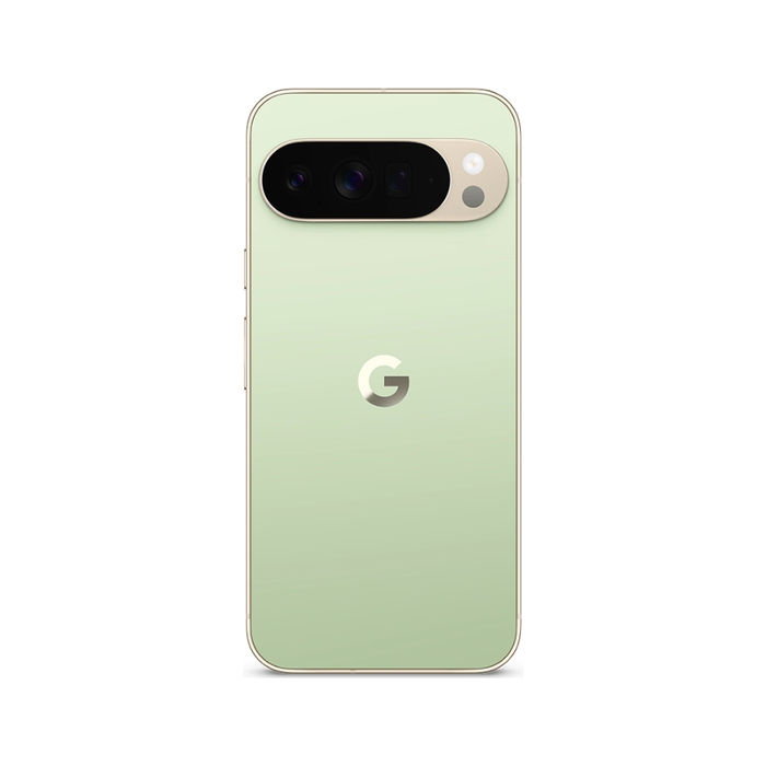 Google Pixel 10 Pro XL smartphone in Jade, back view with triple camera