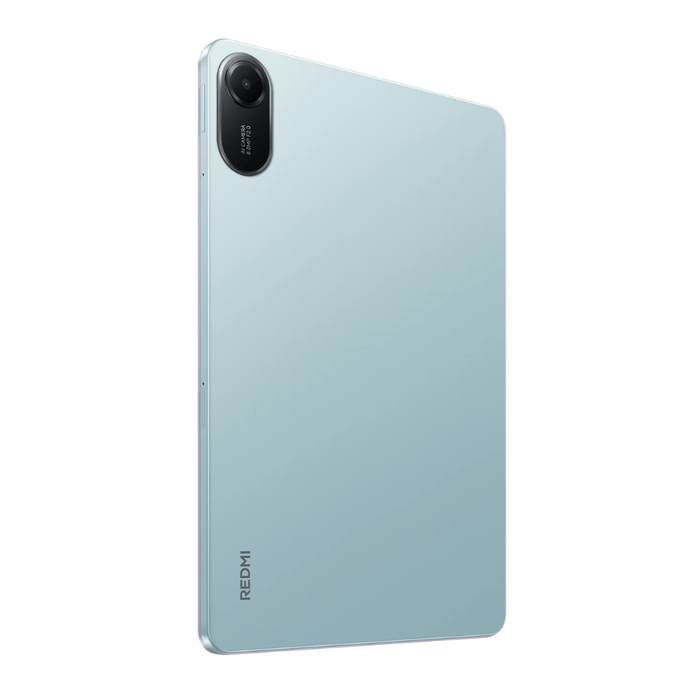 Redmi Pad 2 tablet back in light blue with rear camera module