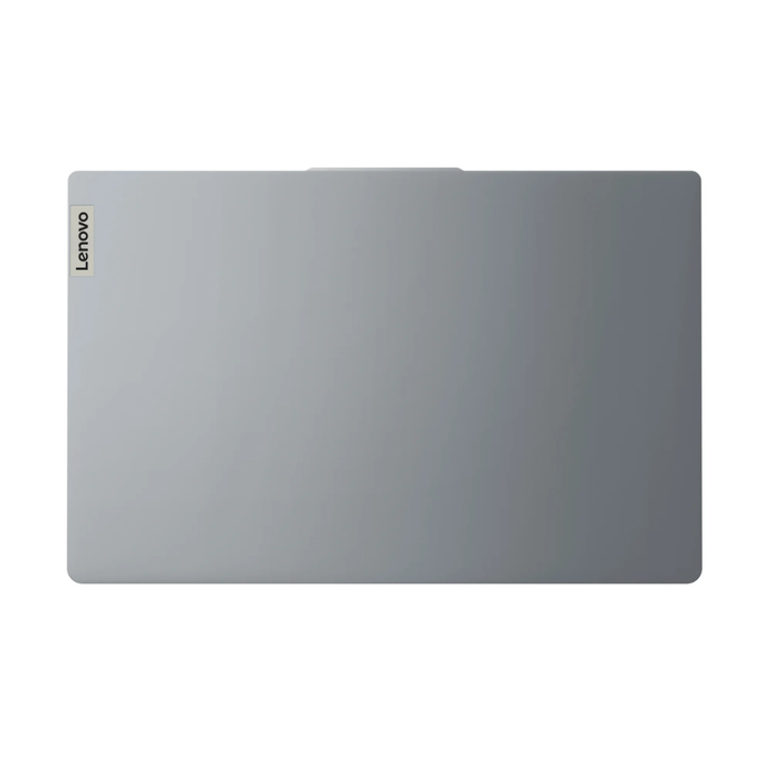 Arctic grey IdeaPad Slim 3i back cover with Lenovo logo on lid