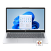 HP 14z-em000 laptop, 128GB/4GB RAM, AMD Athlon, silver base, keyboard view