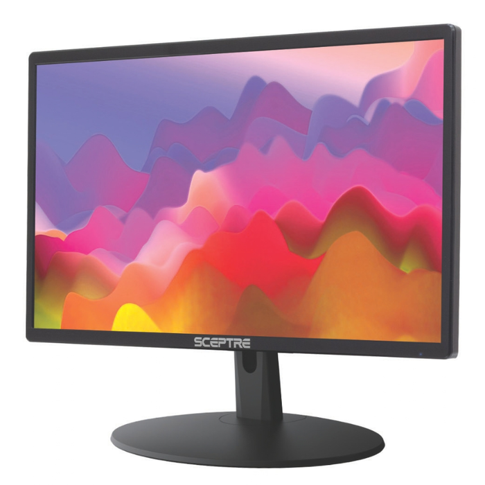 Sceptre E205W-16003RTT 20" LED Monitor HD+ 75Hz 3ms Built-In Speakers Black (New)