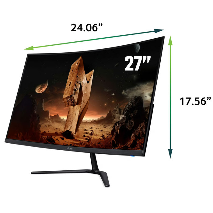 Acer Nitro ED0 27" (ED270R S3biip) Gaming Monitor 180Hz 1ms Black (New)