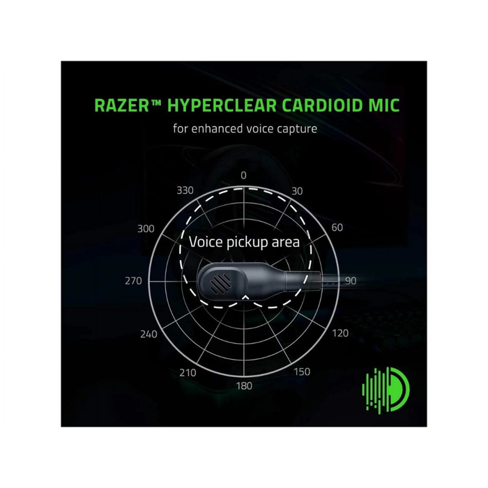 Razer BlackShark V2 X Wired Esports Headset for PC, USB, Black (NEW)