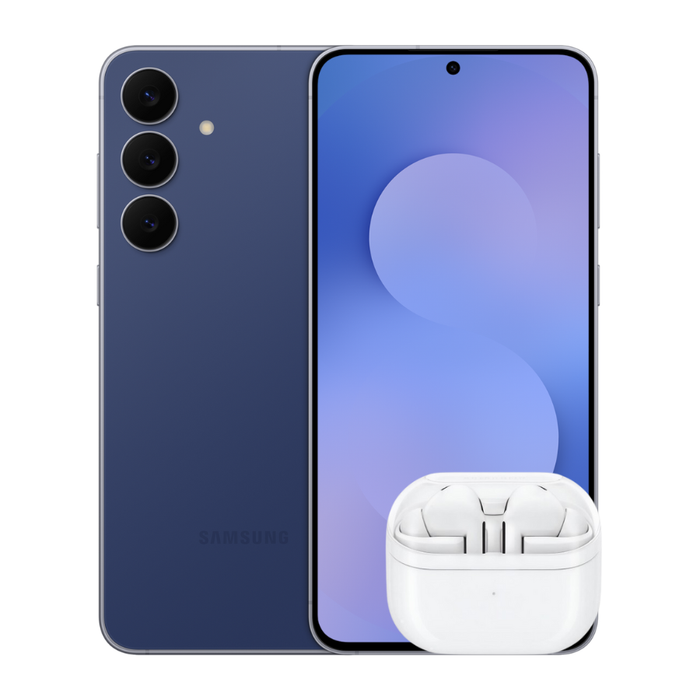 Samsung Galaxy S25 FE 5G (S731B) GSM Unlocked International Version with Samsung Galaxy Buds 3 Pro (Bundle) (NEW)