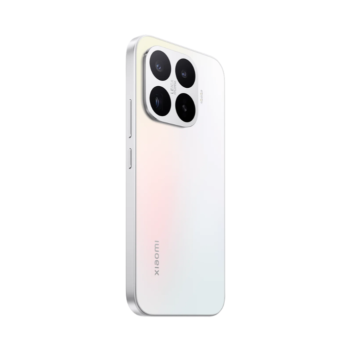 Xiaomi 17T 5G smartphone in Opal White, back view with quad cameras