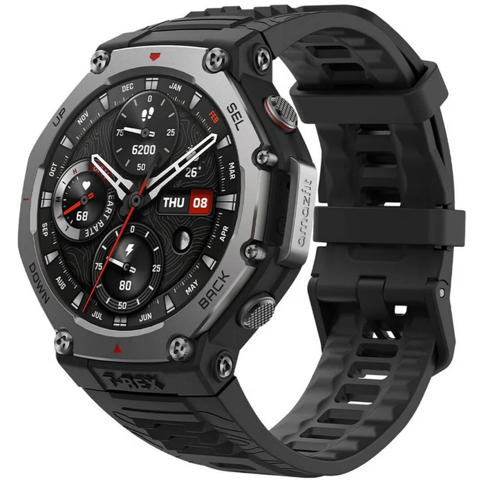 Amazfit T-Rex 3 Military Smart Watch 48mm Black (New)