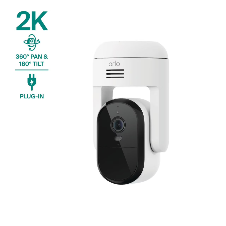 Arlo (VMC3083-100NAS) Essential Pan Tilt Security Camera White