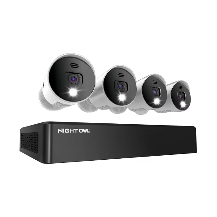 Night Owl (WM-BTD881-4LSA) 4 Camera System 8 Channel BT DVR with 1TB Hard Drive (NEW)