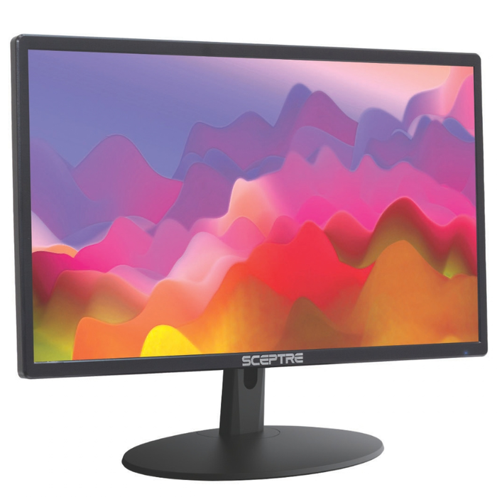 Sceptre E205W-16003RTT 20" LED Monitor HD+ 75Hz 3ms Built-In Speakers Black (New)