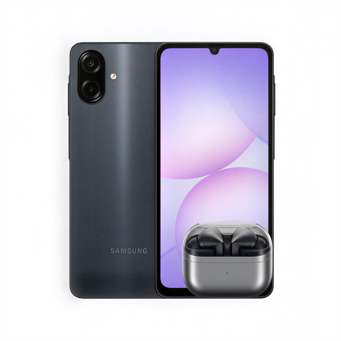 Samsung Galaxy A07 (A075M) GSM Unlocked International Version with Samsung Galaxy Buds 3 Pro (Bundle) (New)