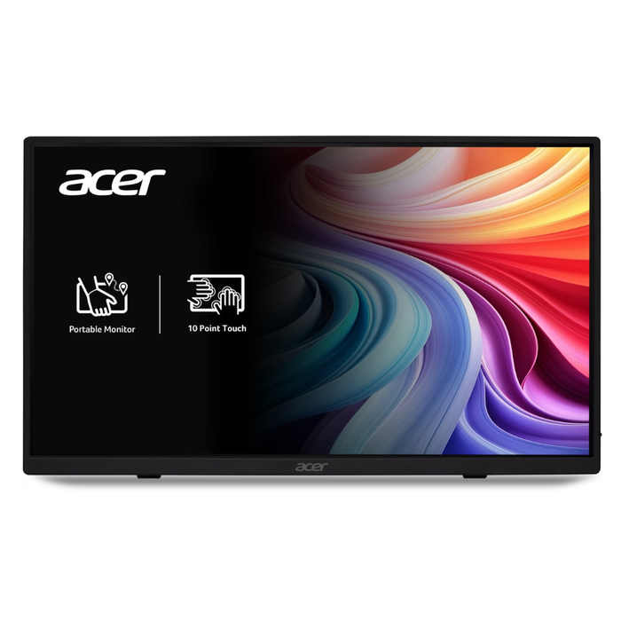 Acer 15.6" (PM161QT bmiuuux) Portable Touch Screen Monitor IPS Full HD (1920x1080) 60Hz Black (New)