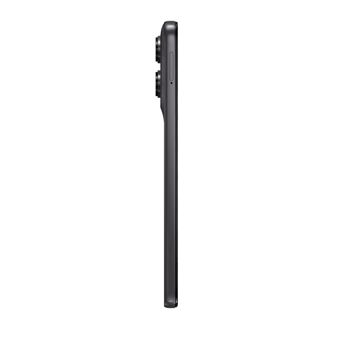 Black smartphone side profile with buttons visible