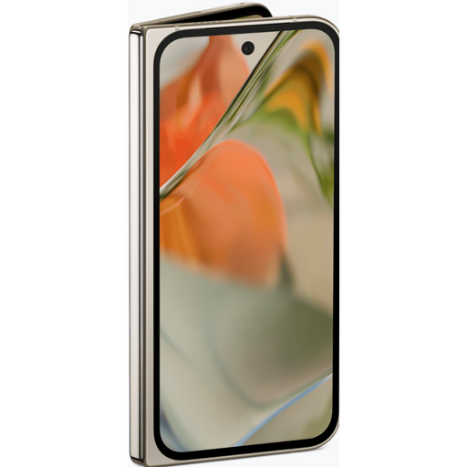 Display Google Pixel 9 Pro Fold 5G smartphone with a foldable design, 256GB storage, Porcelain (white) color, US version unlocked