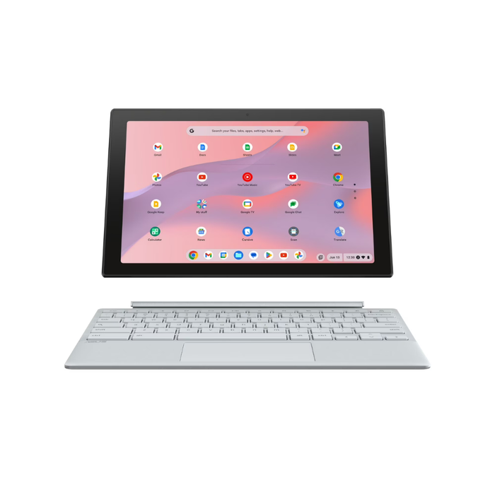 ASUS CM30 10.5" 2-in-1 Tablet WUXGA Touch Chromebook (90NX0781-M00310) Fog Silver (NEW)