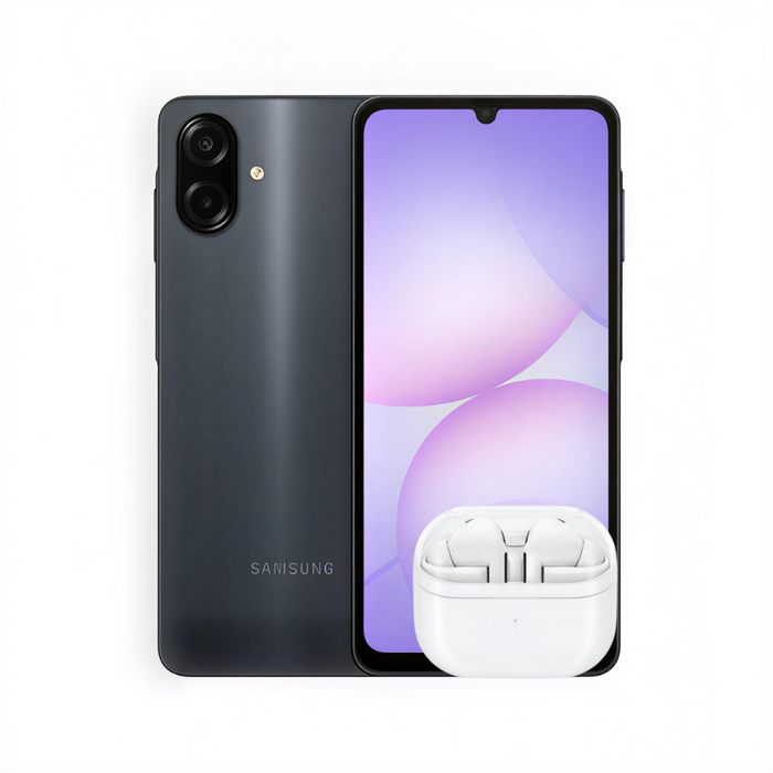 Samsung Galaxy A07 (A075M) GSM Unlocked International Version with Samsung Galaxy Buds 3 Pro (Bundle) (New)