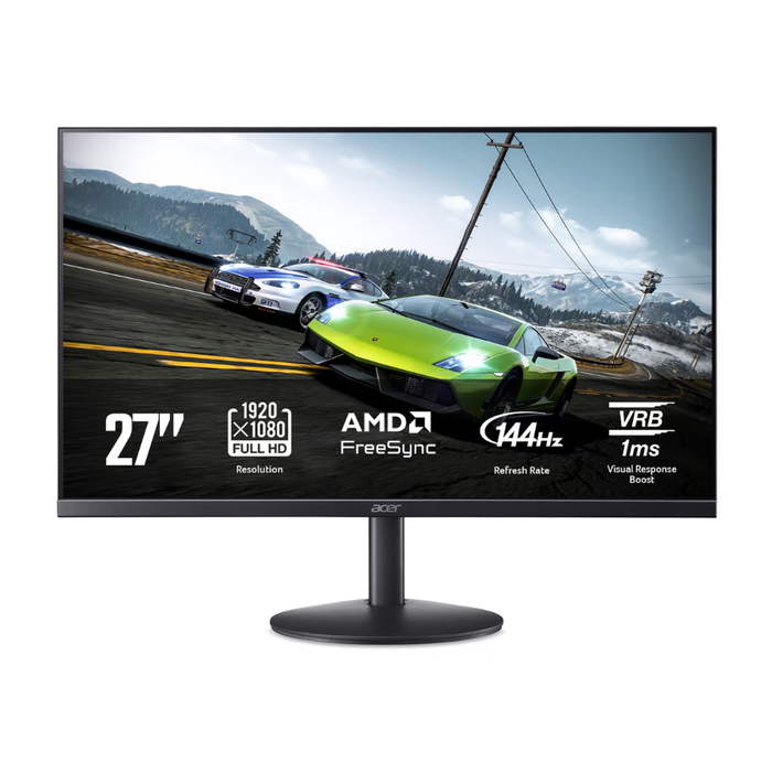 Acer 27" (SA273 P0bi) Full HD IPS Gaming Monitor 144Hz 1ms VRB AMD FreeSync Black (New)