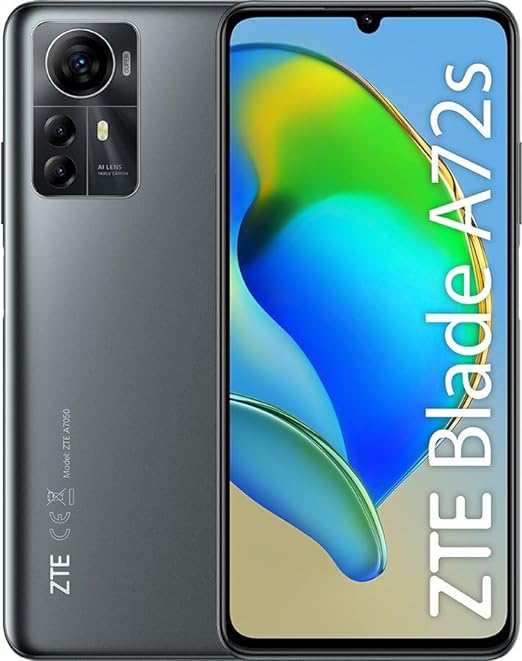 ZTE Blade A72s 64GB/4GB Unlocked International Version Grey (NEW)