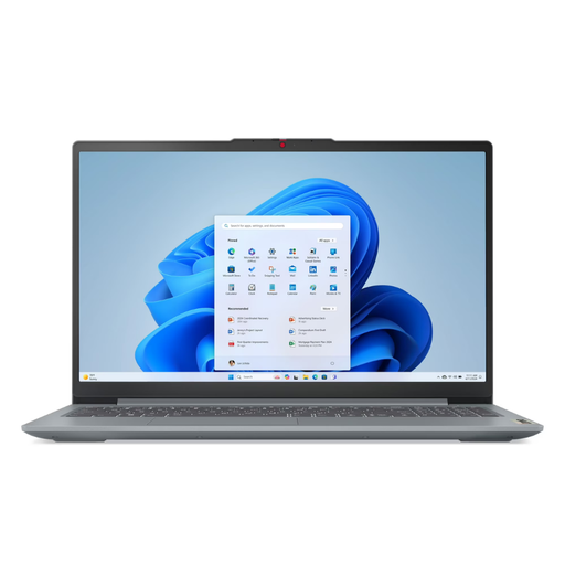 Lenovo IdeaPad Slim 3i laptop with 15.6-inch display and blue Windows desktop