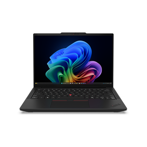Lenovo ThinkPad T14 Gen 7 black laptop with open display and keyboard