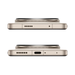 Honor Magic 8 Pro phone, Sunrise Gold top and bottom views with speaker and port