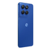 Motorola smartphone back panel in blue with textured finish and quad camera cluster