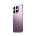 Violet smartphone back view with quad-camera module and centered Xiaomi logo.
