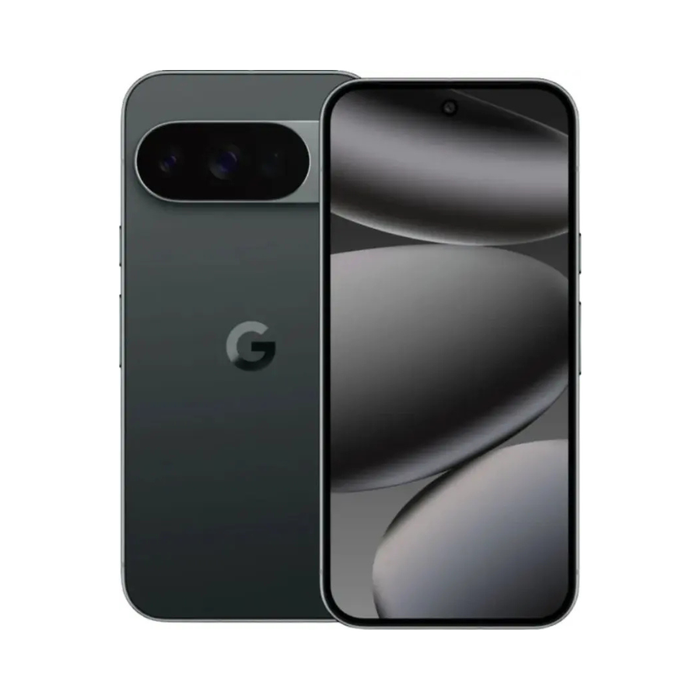 Google Pixel 10 Pro 6.3-inch smartphone, dark obsidian rear camera module and front