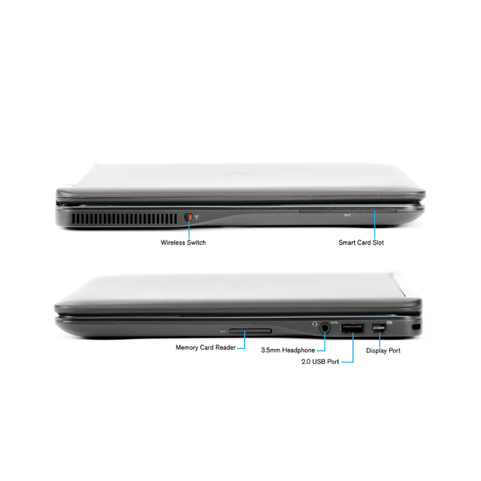 Dell Latitude E7240 12.5" 256GB/8GB RAM Windows 10 Pro Silver (Refurbished)