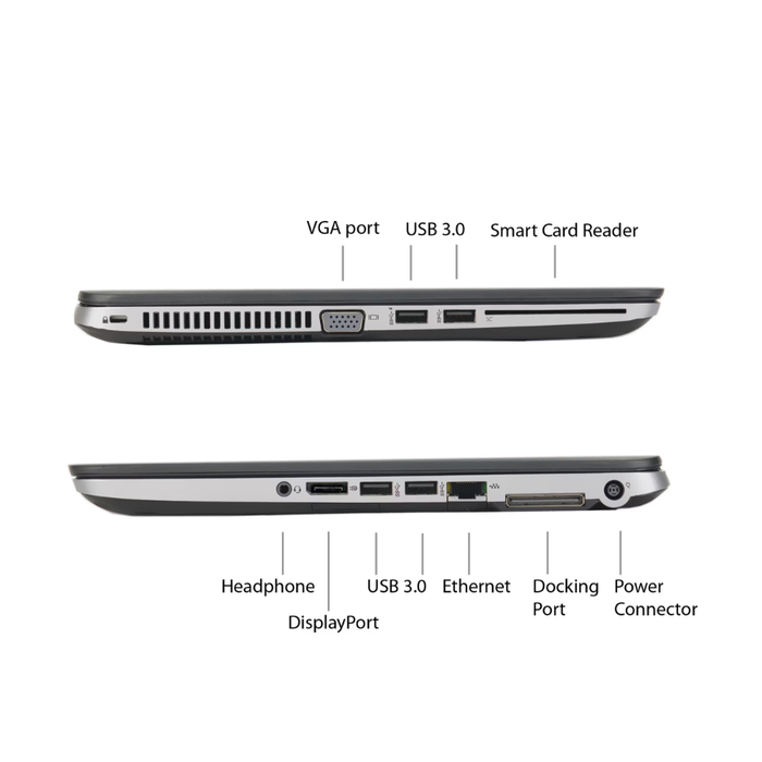 HP EliteBook 840 G1 14" 240GB/8GB RAM Windows 10 Pro 64-bit Gray (Refurbished)