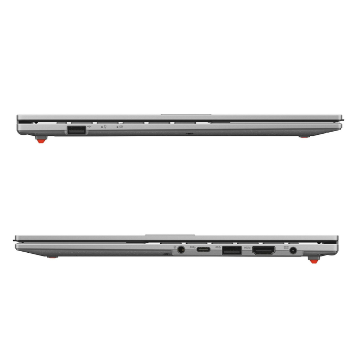 Vivobook Go 15,6" Seitenansicht mit Anschlüssen und HDMI/Audio-Port