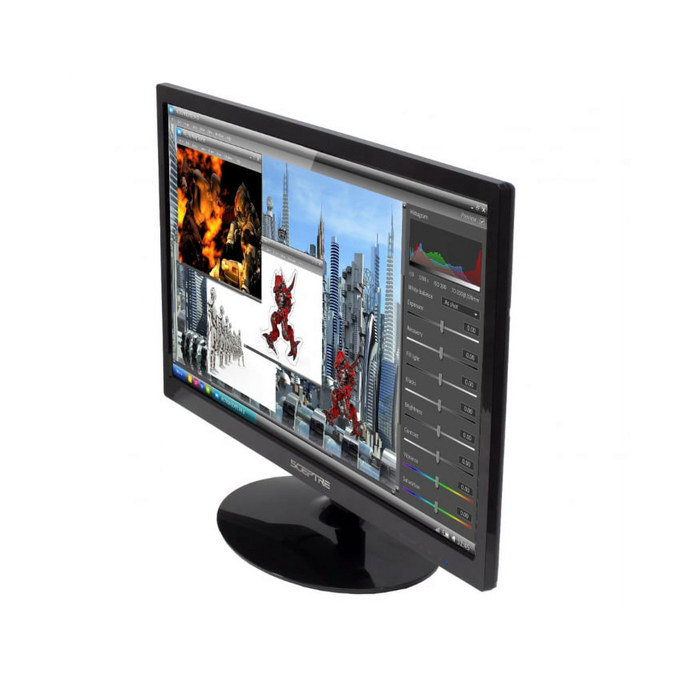Sceptre 22" (E225W-19208A) LED Monitor Build-in Speakers 75Hz 5ms True Black (New)