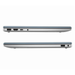 HP 14z-em000 laptop side view, USB and audio ports on silver body