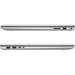 Natural Silver 17.3" Laptop: Seitenansicht mit Anschlüssen und Steckplätzen