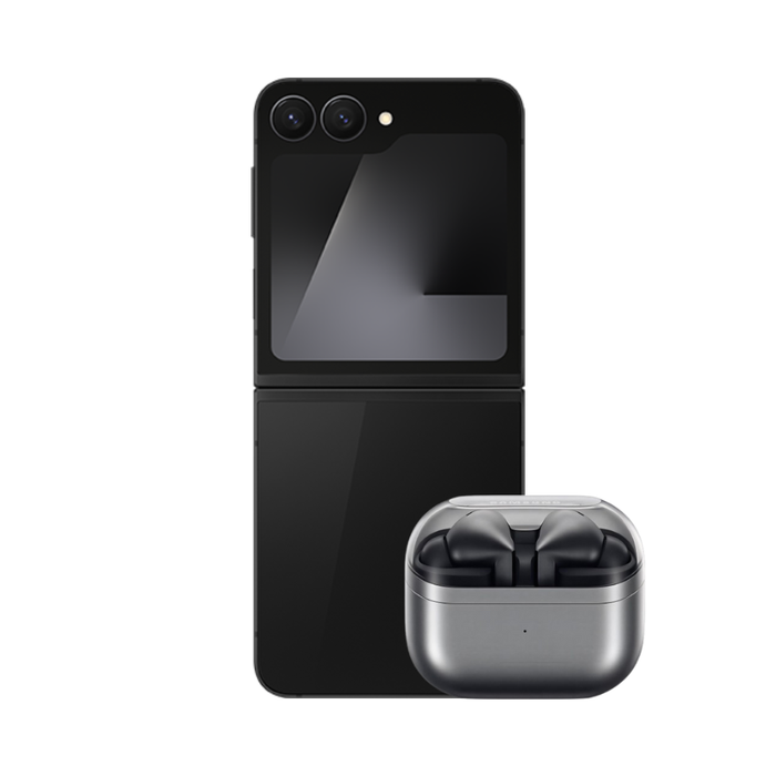 Samsung Galaxy Z Flip7 FE (F761B) 256GB/8GB RAM GSM Unlocked International Version with Samsung Galaxy Buds 3 Pro (Bundle) (NEW)
