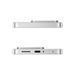 Xiaomi 17T 5G smartphone in Opal White, bottom speaker holes and charging port