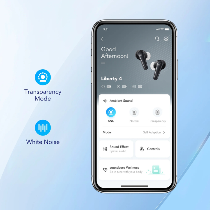 Soundcore by Anker- Liberty 4 SE Earbuds True Wireless ACAA Headphones Black (NEW)