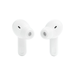 White JBL Tune Beam earbuds with speaker grilles and control marks, left and right