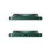 Starlit Green smartphone top and bottom edges with speaker holes and port