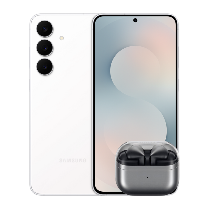 Samsung Galaxy S25 FE 5G (S731B) GSM Unlocked International Version with Samsung Galaxy Buds 3 Pro (Bundle) (NEW)