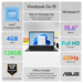 ASUS Vivobook Go 15 laptop with Intel N50, 4GB RAM, 128GB SSD and 15.6-in FHD