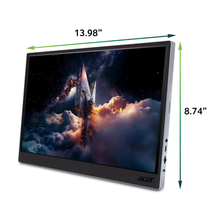 Acer Nitro PG1 15.6" (PG161Q) FHD 165Hz IPS Portable Gaming Monitor Electronic Blue (New)