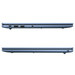 ASUS 15.6" ChromeOS laptop, Fabric Blue: side ports and power/IO connectors