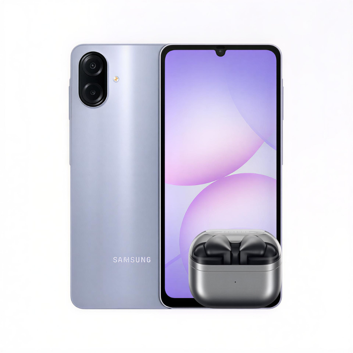 Samsung Galaxy A07 (A075M) GSM Unlocked International Version with Samsung Galaxy Buds 3 Pro (Bundle) (New)