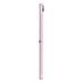Pink foldable clamshell smartphone side view with hinge and slim profile