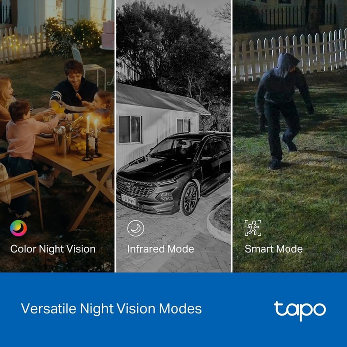 TP-Link Tapo (TCW30) Indoor/Outdoor HD Security Camera with Pan/Tilt White (NEW)