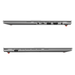ASUS Vivobook Go laptop side view, cool silver ports along left edge