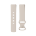 Porcelain fitness tracker band with clasp and sensor dots