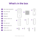 What’s in the box: doorbell, chime, wall plate, wedge kit, wires