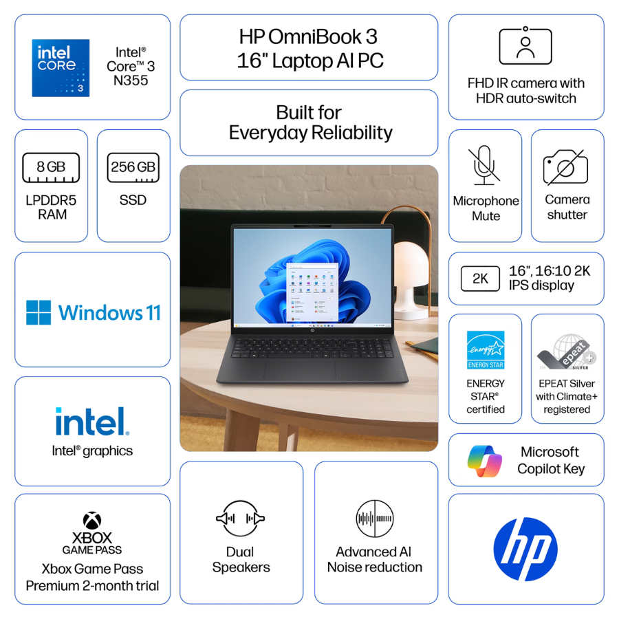 HP OmniBook 3 16